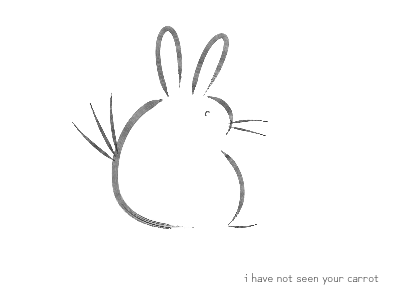 i have not seen your carrot